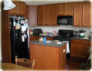 Kitchen before home staging